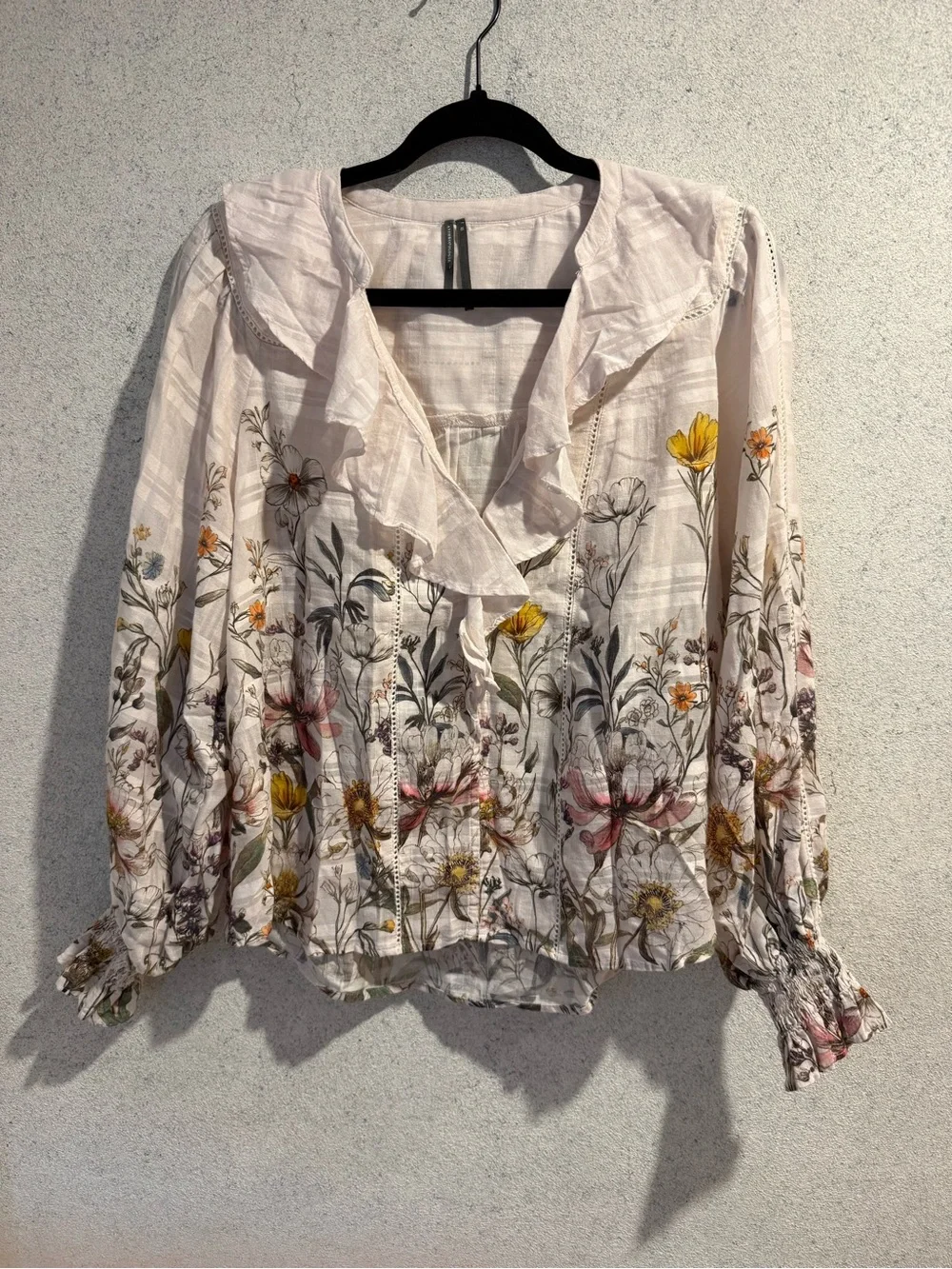 Anthropologie lightweight white